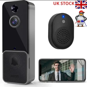 Wi-Fi video doorbell — view 1