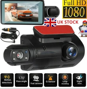 Dual-lens car video recorder